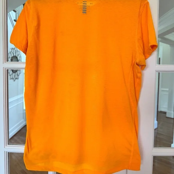 Under Armour Men's Streaker Short-Sleeve Run T-Shirt, Orange, Size XL - Picture 5 of 6